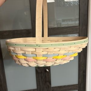 Longaberger rare whitewash Easter basket 🧺!